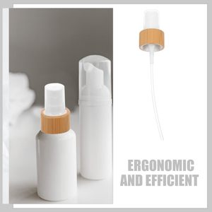 Tapa de Perfume Ecológica de Bambú con Función Antiderrames para Botella Cosmética de Vidrio sin Aire - Product Image 6
