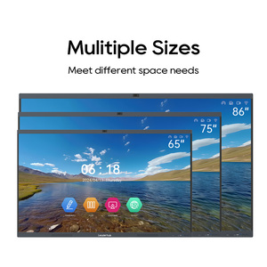 La produzione di Leaderhub 65 pollici Smart schermo piatto interattivo per la pianificazione di eventi e mostre con la macchina fotografica <span class=keywords><strong>AI</strong></span> - Product Image 3