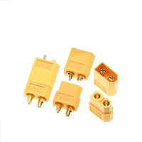 Amass XT30U XT60 XT60H XT90H Dust Cover High Current Connector Yellow Black Gold Plated Plug Model Aircraft Plug Wholesale Price