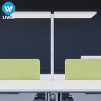 Bureau de direction en forme de L en bois moderne LIWEI et table d'ordinateur, durable et écologique, usage commercial