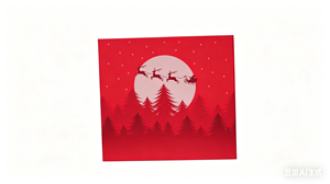 Boîte de calendrier de l'avent de Noël personnalisée avec ruban rouge, boîte cadeau compte à rebours de 24 jours, OEM disponible - Product Image 2