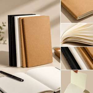 Quaderno A4/A5 con Copertina Morbida in Carta Kraft Certificata, Personalizzabile con Logo, Stile Minimalista per Scuola e Ufficio - Product Image 4