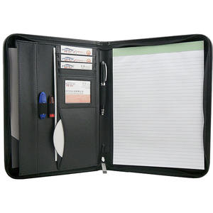 Portafolio de Negocios de Cuero PU de Alta Calidad con Diseño Moderno de ModernQiu, Tamaño A4 - Product Image 1