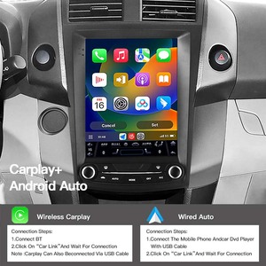 Android 14 Car Radio <b>Navigation</b> Multimedia Player Carplay For Toyota RAV4 Rav 4 2005-2012 Tesla Style Screen <b>GPS</b> 4G DSP RDS - Product Image 3