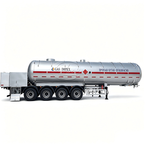 รถกึ่งพ่วงบรรทุกแก๊ส LPG ขนาดใหญ่ 60000 ลิตร 4 เพลา สำหรับขนส่งก๊าซโพรเพน - Product Image 2