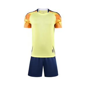 Set Personalizzato di Maglie da Calcio Retrò Blu per Adulti, Kit Uniforme di Squadra Personalizzato con Pantaloncini, 100% Poliestere ad Asciugatura Rapida per Estate e Autunno - Product Image 4