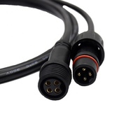 Connecteur de câble d'alimentation aéronautique étanche IP67 mâle-femelle 2, 3, 4 ou 5 broches avec gaine en PVC pour transfert audio/vidéo usage automobile