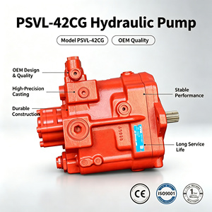Pompe hydraulique principale KX121-3 KX121-3S PSVL-42CG-20 OEM B0610-42003 B0610-42017 RD118-61111 pour mini-excavatrice - Product Image 6