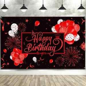 Bannière Rétractable en Vinyle Renforcé Personnalisée Impression Couleur CMJN avec Œillets pour Décoration de Fête d'Anniversaire - Offre Spéciale - Product Image 5