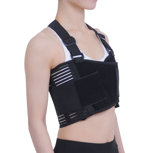 High Quality Breathable Eco-Friendly Adjustable Heavy Duty Soft Strong Chest Protector Wrap Compression Support Elastic Chest