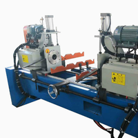 Machine automatique HC-120 de chanfreinage d'extrémité de tuyau d'acier en métal chanfreinage de Double tête Servo hydraulique chanfreinage de Double tête