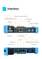 Testeur CCTV 5 pouces IPC-5200C Plus Full 8MP IP CVI TVI AHD SDI Analogique 6-en-1