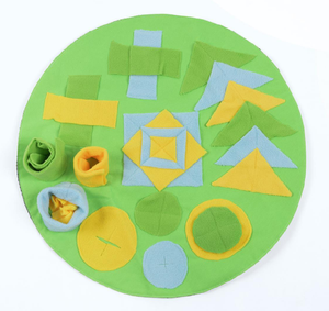 Alfombra Olfativa para Perros de Fábrica, Alfombra de Alimentación Interactiva para Mascotas, Alfombra de Forrageo Interactiva, Serie Redonda Oxford, Alfombra Olfativa para Perros - Product Image 4