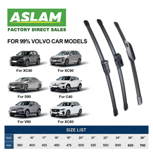 Spazzole Tergicristallo di Qualità Premium OEM in Gomma Naturale Silenziose e Stabili per <span class=keywords><strong>Volvo</strong></span> Xc60 Xc90 S60 S90 Ricambi Auto - Product Image 2