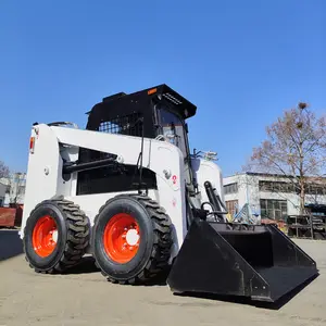 Strength Discount 2024 Mini Skid Steer With Track Wheel Small Skid Loaders For Sale