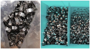 Chất lượng tốt SS304 đơn/đôi tai Ống kẹp tai kẹp loạt - Product Image 6