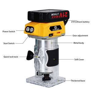 Machine à dégauchir le bois 800W 21V à batterie lithium, vente directe usine, outil de travail du bois - Product Image 3