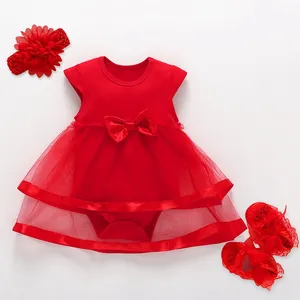 Summer Baby Girl Princess Dresses Latest Design Baby Clothes Girls Dresses Boutique Newborn Baby Rompers Set