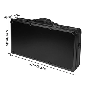 Estuche Profesional para Barbería, Maletín Portátil para Estilistas de Salón, Organizador de Herramientas de Corte de Cabello con Cerradura de Código, Negro - Product Image 6