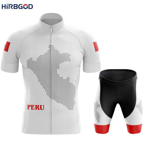 HIRBGOD – maillot de cyclisme pour hommes, ensemble de vêtements de <span class=keywords><strong>cycliste</strong></span> péruviens <span class=keywords><strong>avec</strong></span> 3 poches arrière - Product Image 6