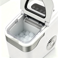 Machine à glaçons électrique portable en forme de cube, 12-15 kg/jour, commande par écran tactile, pour restaurant, hôtel, usage domestique et extérieur