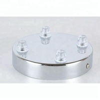 Plaque de plafond à 4 trous pour lampe suspendue, base de châssis de luminaire, accessoires d'éclairage, abat-jour de lustre