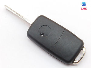 Cho Volkswagen <span class=keywords><strong>VW</strong></span> <span class=keywords><strong>Jetta</strong></span> Golf Passat Bọ Cánh Cứng Skoda ghế Polo B5 2 nút xe từ xa chính lật gấp vỏ chìa khóa trường hợp - Product Image 3
