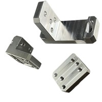 Supports de capteurs CNC 4 axes pour fraisage d'acier inoxydable/aluminium, précision personnalisée 0,01 mm, certifiés ISO9001, production OEM en vrac par lots