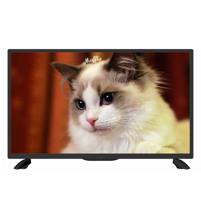 Factory Directly Provide Metal Back Cabinet Black Smart Tv 32 Inch Television Set