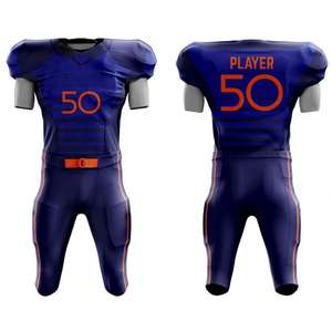 Uniformes de football américain personnalisés de qualité supérieure, logo personnalisé, polyester, taille XL - Product Image 5