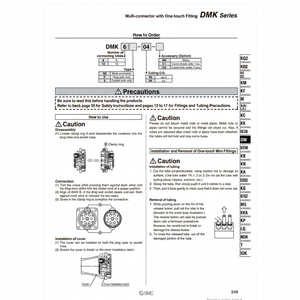 Pneumatics DMK6-23-C2 Multi-Connector สำหรับชิ้นส่วนนิวเมติก - Product Image 1