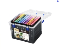 Stylos marqueurs permanents à double pointe à l'alcool pour le dessin artistique, 204 couleurs professionnelles, stylos marqueurs de bonne qualité pour les grossistes