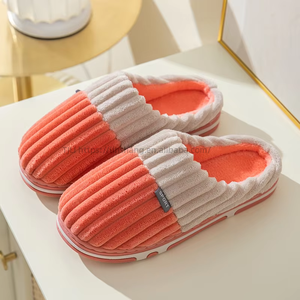 Pantuflas de Algodón Cálidas y Casuales para Otoño e Invierno, para Parejas, para Usar en Casa, para Limpiar el Piso, para Mujer - Product Image 3