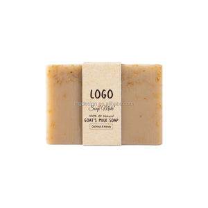 Sapone Artigianale all'Avena, Miele e Latte di Capra, Fragranza Vegetale, Detergente Viso, Schiuma da Bagno, Profumo Intenso, Sapone da Bagno Etichettato - Product Image 2