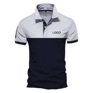 Camiseta <span class=keywords><strong>Polo</strong></span> con Diseño de Parches de Colores al por Mayor, Estilo Europeo Americano, Deportiva, para Golf, Ropa Urbana, Personalizada para <span class=keywords><strong>Hombre</strong></span> - Product Image 3