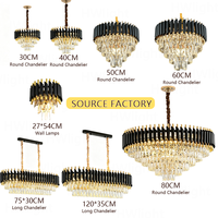 Lustre en cristal Empire français de luxe décoratif, luminaire moderne pour salon, chambre à coucher, décoration intérieure de la maison