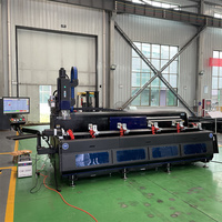 YOUHAOCNC 3000mm aluminium/UPVC/PVC automatique CNC serrure de porte trou profil forage fraiseuse 6000mm