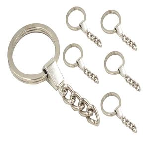 Fabricante al por mayor suministros juguete Hardware colgante llavero de Metal con cadena para decoración + Cadena de molienda de 4 secciones - Product Image 2