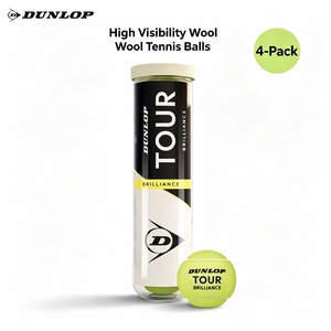 <span class=keywords><strong>Pelotas</strong></span> de Tenis <span class=keywords><strong>Dunlop</strong></span> de Goma para Entrenamiento y Práctica en Todo Tipo de Cancha, TS, Arena, Césped Duro, Paquete de 4 - Product Image 1