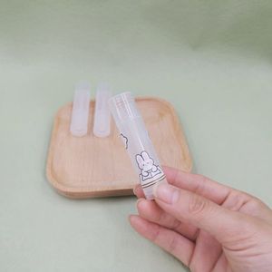 Tubos de Plástico Vacíos para Brillo Labial de 5g, Redondos, Blancos y Rosas, Envases para Bálsamo Labial y Lápiz Labial con Tapa Abatible para Rellenar Maquillaje - Product Image 5