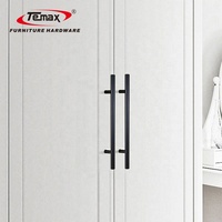 Temax nouveau Type tirer porte creuse T barre en acier inoxydable pas cher cuisine poignées armoires poignées pour quincaillerie de meubles