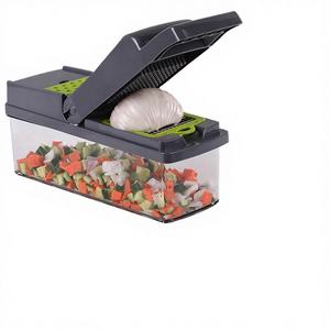 Cortador de Verduras Manual 16 en 1, Picador de Cebolla y Zanahoria de Plástico PP con Cuchillas de Acero Inoxidable, Apto para Lavavajillas, en Oferta - Product Image 2