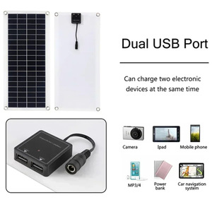 แผงโซลาร์เซลล์แบบพกพาสำหรับใช้งานกลางแจ้ง 10W โมโนคริสตัลไลน์ กันน้ำ IP65 สำหรับโทรศัพท์มือถือ รถยนต์ ยานยนต์ไฟฟ้า - Product Image 4