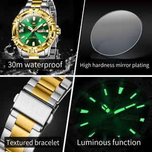 Orologio da Uomo al Quarzo OLEVS 5560 Modelli Più Venduti con Logo Personalizzato OEM/ODM, Impermeabile in Acciaio Inossidabile con Calendario Luminoso - Product Image 6