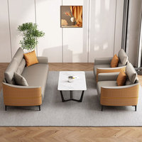 Muebles de Oficina Comerciales Liyu, Sofás de Recepción, Muebles de Oficina de Cuero, Sofá de Oficina