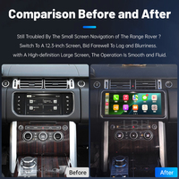 12.3 "Android 13 autoradio pour 2013-2016 Range Rover Vogue L405 lecteur multimédia 4G WIFI DSP sans fil Carplay tête unité écran