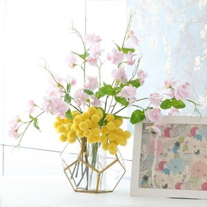Plantes de fleurs artificielles en soie de haute qualité, couleur violette, blanche et rose, pour arrangements floraux, décoration de fête et de mariage - Product Image 4