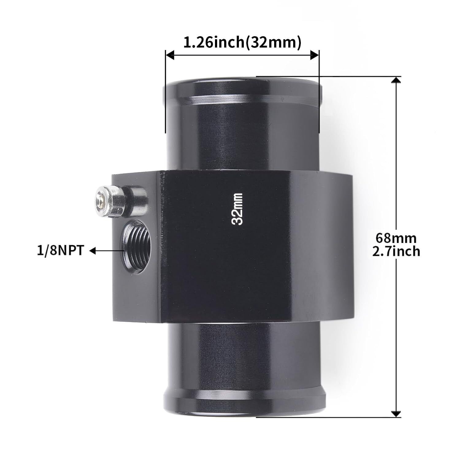 2 52mm Digital Water Temperature Gauge Meter w/32mm Joint