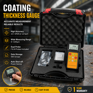 Medidor de Espesor de Revestimiento <span class=keywords><strong>Digital</strong></span> de Alta Precisión WIN DX6 para Acero y Aluminio NDT - Product Image 1