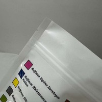 Sacs d'emballage personnalisés pour friandises pour animaux de compagnie, sacs refermables à fermeture éclair pour friandises lyophilisées pour animaux de compagnie avec fond transparent